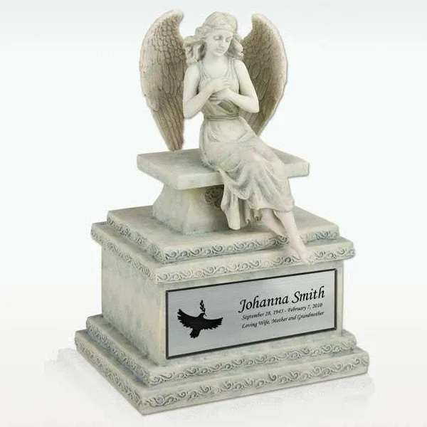 Perfect Memorials Hold My Heart Angel Cremation Urn