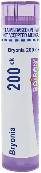 Boiron Bryonia 30X Homeopathic Medicine for Muscle & Joint Pain - 80 Pellets