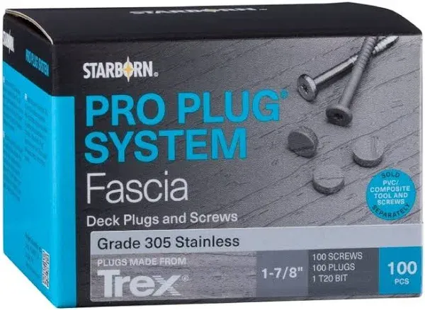 Starborn Industries Pro Plug System for Trex Fascia