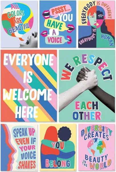 Sweetzer & Orange SO Set of 8 Diversity Posters