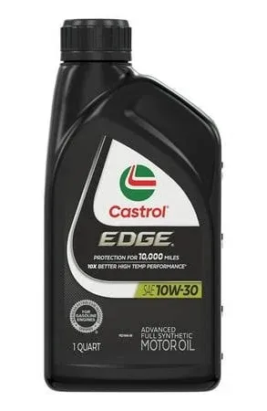 Castrol EDGE 10W-30 Advanced Full Synthetic Motor Oil, 5 Quart, Pack of 3