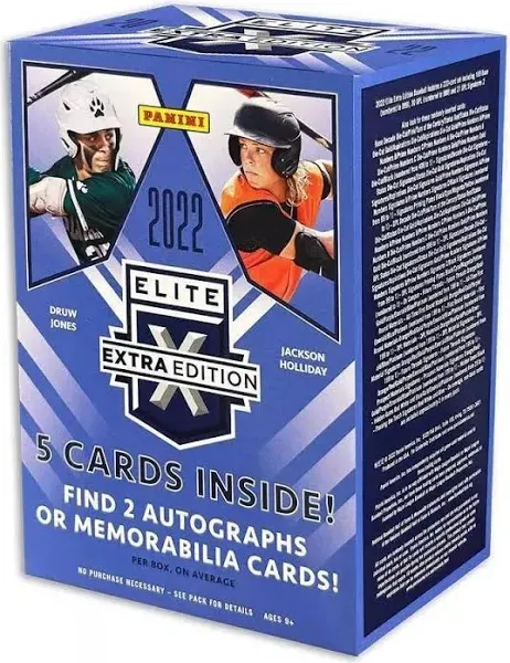 2022 Panini Elite Extra Edition MLB Baseball Blaster Box Factory Sealed