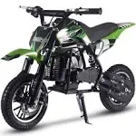 MotoTec Alien 50cc 2-Stroke Kids Gas Dirt Bike Green