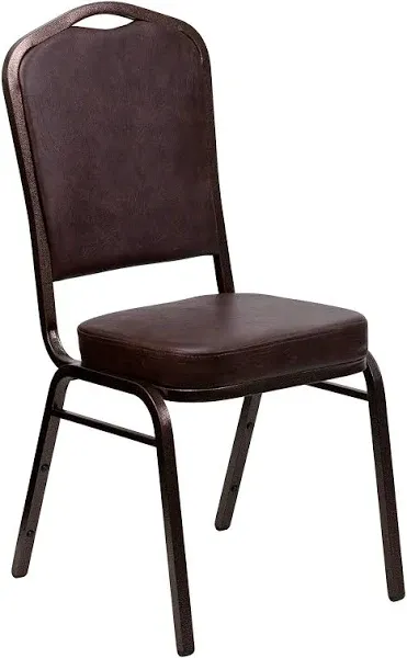 Hercules Series Crown Back Stacking Banquet Chair