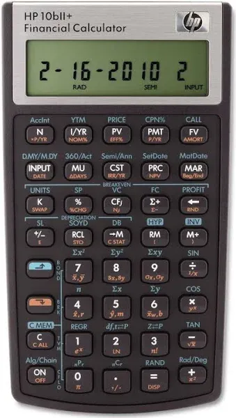 HP 10bII+ Financial Calculator