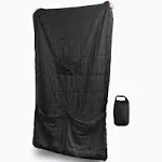 Layover Compact Travel Blanket | Insulated & Packable | Black | Gravel