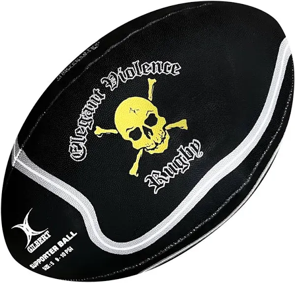 Gilbert Elegant Violence Rugby Ball, Size 5