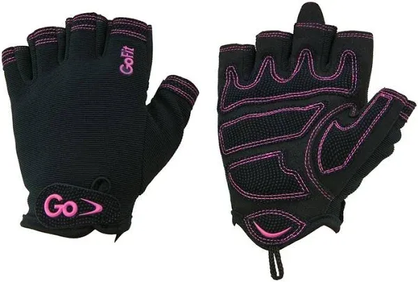 GoFit GF-WCT-MED/SLV Women's Xtrainer Cross-Training Gloves (Medium/Silver)