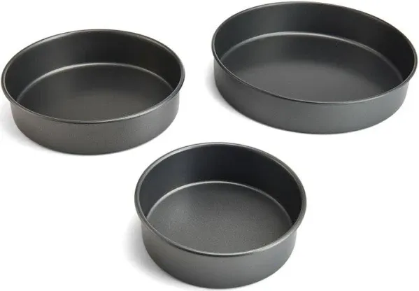 Chicago Metallic Professional 3-piece Non-Stick Round Cake Pan Set