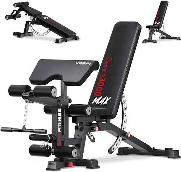 Keppi Fitness Bench3000 Max Adjustable Weight Bench