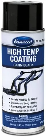 Eastwood High Temperature Resistant Satin Black Coating Aerosol 11.75 oz