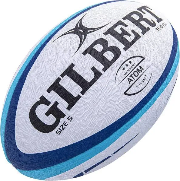 Gilbert Atom Rugby Match Ball, Size 5