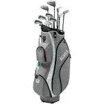 Women&#039;s Wilson Magnolia Calm Wave Package Set w/ Cart Bag - STRD RH L Gray/Mint