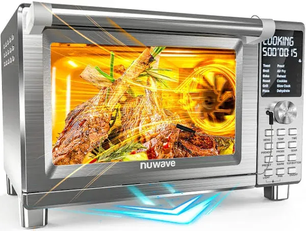 NuWave Bravo XL Pro Air Fryer Toaster Oven with Grill Combo