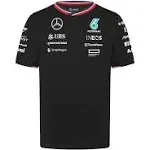 Mercedes AMG Petronas F1 2024 Team Driver T-Shirt - Black