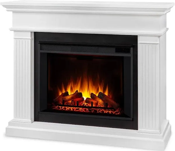 Centennial 55.5" Electric Grand Fireplace in White by Real Flame