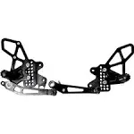 Vortex Racing Rearset Adj Blk - GSXR600/750