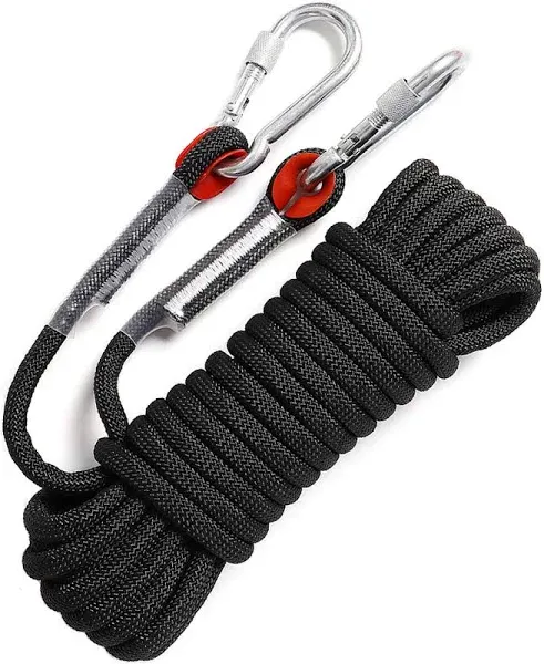 Static Climbing Ropes 35FT,50FT,100FT,150FT,200FT,250FT(Diam 10mm,16mm)