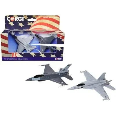 Corgi US Strike Force Collection F-18/F-16 2 Plane