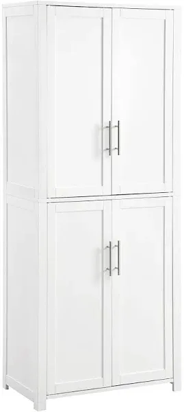 Crosley Furniture Savannah 2pc Pantry Set White - 2 Pantries