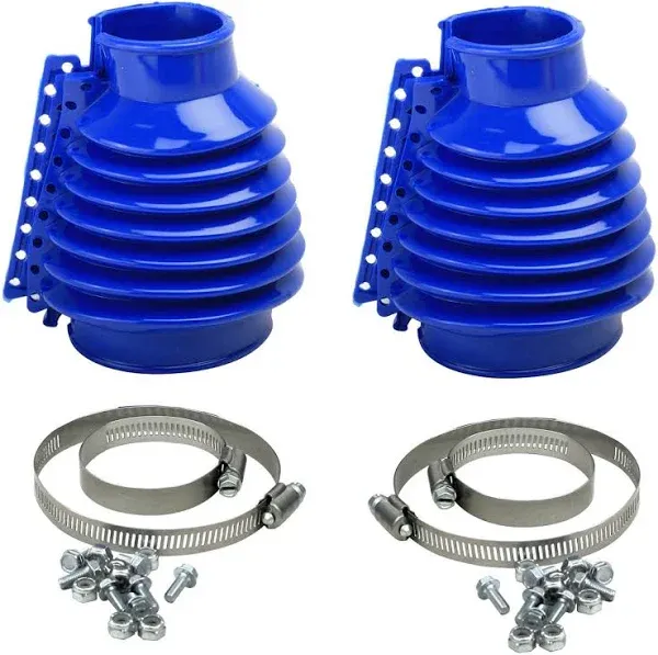 Swing Axle Boot, Blue, for Beetle & Ghia 48-68, Pair PREMIUM, Compatible with Dune Buggy