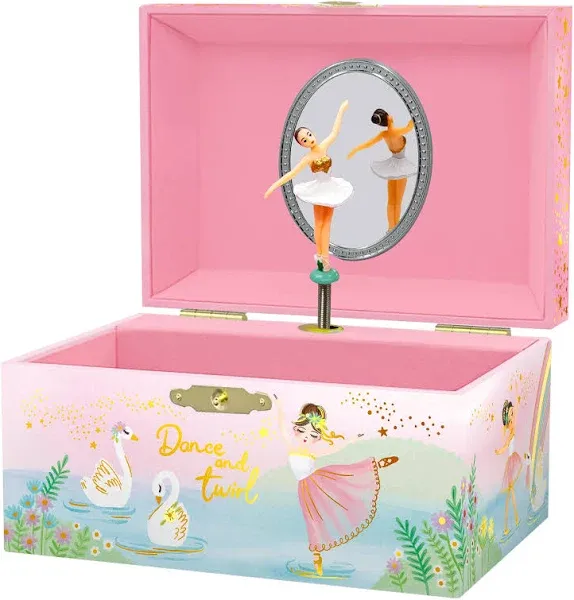 Musical Spinning Ballerina Jewelry Box