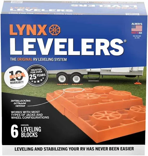 Lynx Levelers 6 Pack - 00013, Orange