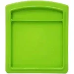 Homz Plastic 3 Drawer Md Storage Container, Clear Drawers/Lime Frame (Open Box)