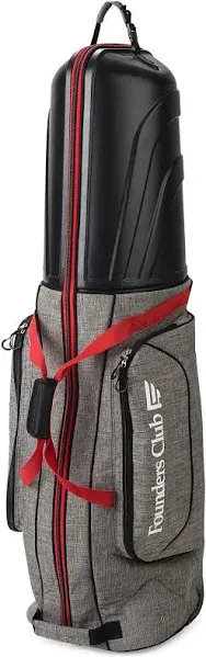 Founders Club Golf Club Travel Bag Travel Cover Luggage with ABS Hard Shell Top