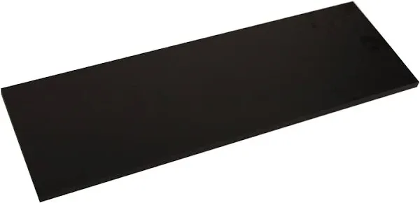 SSWBasics Laminated Black Melamine Shelf