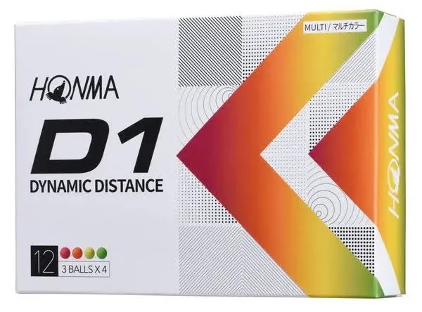 Golf balls HONMA D1 Ball Multi-Color D1 From Japan