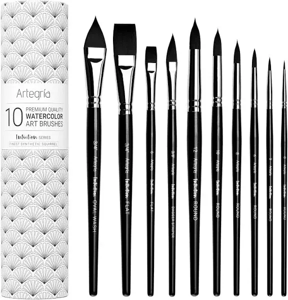 Artegria Watercolor Brush Set