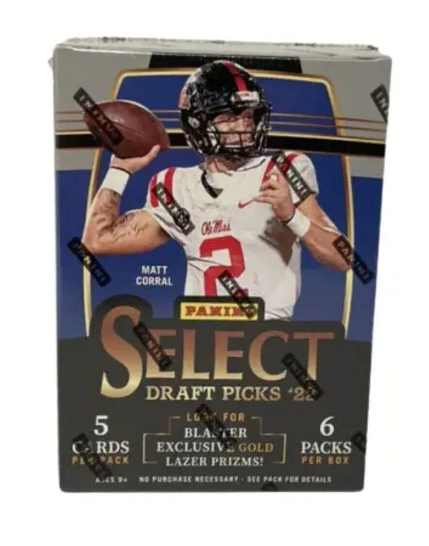 2022 Panini Select Draft Picks Football Factory Sealed Value Hanger Pack (15c)h6