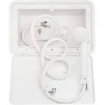 Innovative RV Shower Box Kit with 90-Degree Swivel Elbow Connection