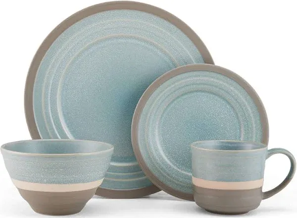 Pfaltzgraff® Adina Blue Stoneware 16-Piece Dinnerware Set