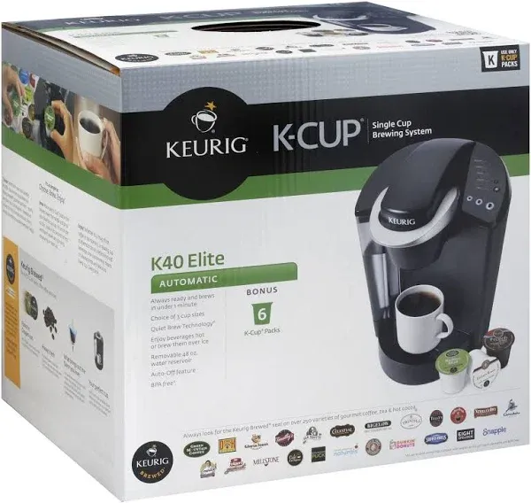 Keurig K40 Elite Single Serve Coffee Maker - Black