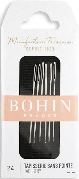 Bohin Tapestry Hand Needles , Size 24 6/Pkg