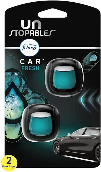 Febreze Car Air Freshener Vent Clip Unstopables Fresh