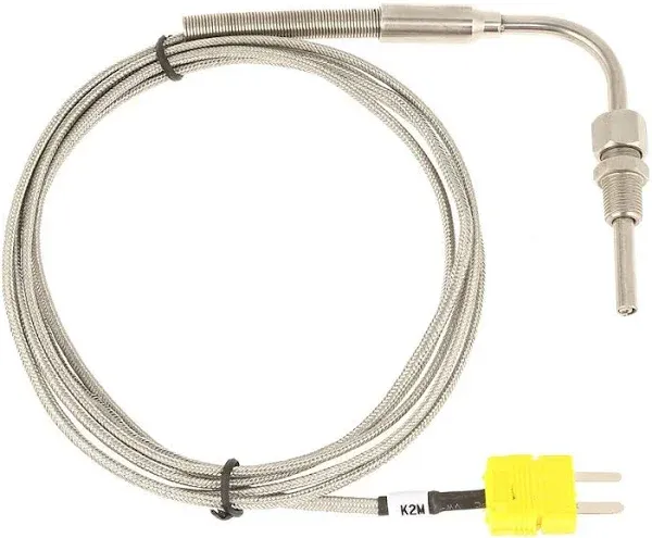 EGT Thermocouple for Exhaust Gas Temp Probe with Exposed Tip &amp; Connector K Type