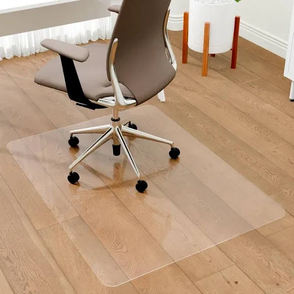 Office Chair Mat for Hardwood Floors, Easy Glide Office Mats for Rolling Chairs, Clear Rolling Chair Mat for Hardwood 35" x 55"