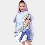 Disney Frozen Towel | Anna and Elsa Hooded Towel for Girls | Girls Towel Ponc...