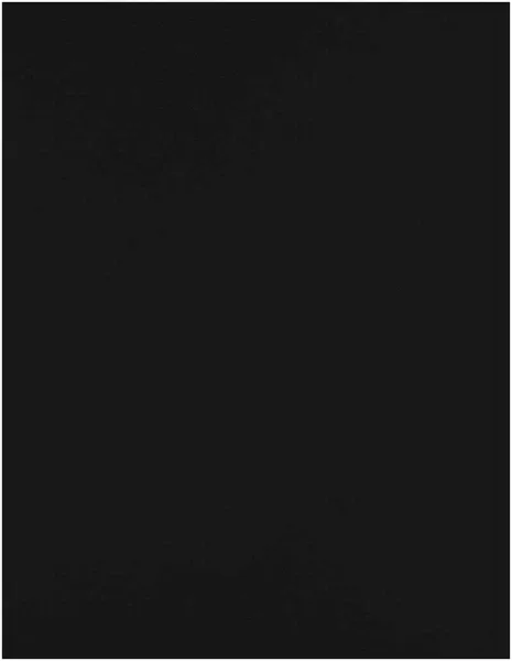 LUXPaper 8.5" x 11" Cardstock | Letter Size | Midnight Black | 100lb. Cover (183lb. Text) | 50 Qty