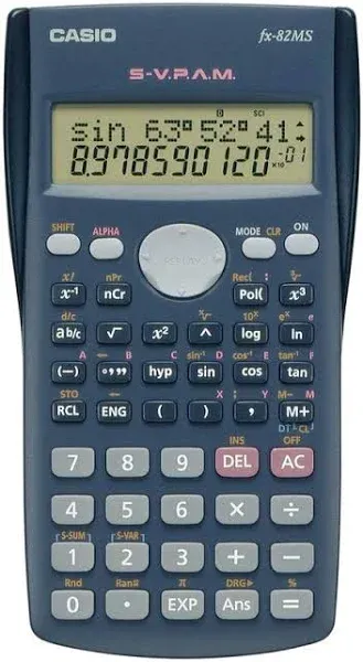 Casio FX-82MS Scientific Calculator No Cover