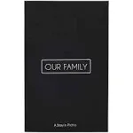  Our Coffee Table Photo Album, Holds 180 4x6 Photos Linen Black Family