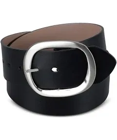 Calvin Klein Women's Reversible Oversized Statement Buckle Belt