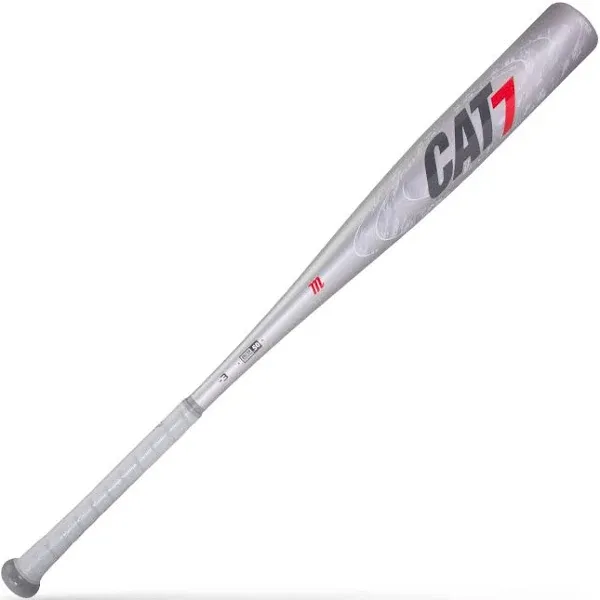 Marucci 2021 Cat7 Silver -3 Baseball BBCOR Bat