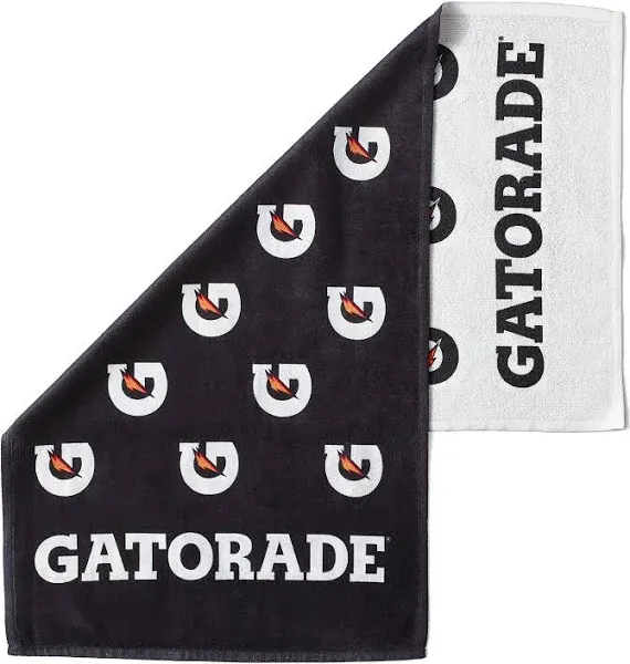 Gatorade Premium Sideline Towel Bi-color, White, Small