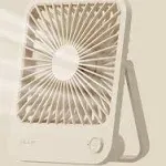 Desk Fan Battery Rechargable Fan 4500mAh 180 Foldable Portable Personal Fan 4