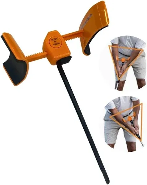 The Putt Master Golf Putting Aid Trainer, Patented Short Game Golf Swing Training for Precision and Accuracy, Made in USA by Orange Whip Golf