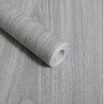  Wood Grain Contact Paper Self Adhesive Shelf Liner Drawer Self Adhesive Gray